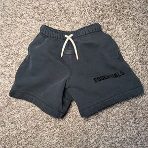 Essentials Kids Charcoal Gray Shorts